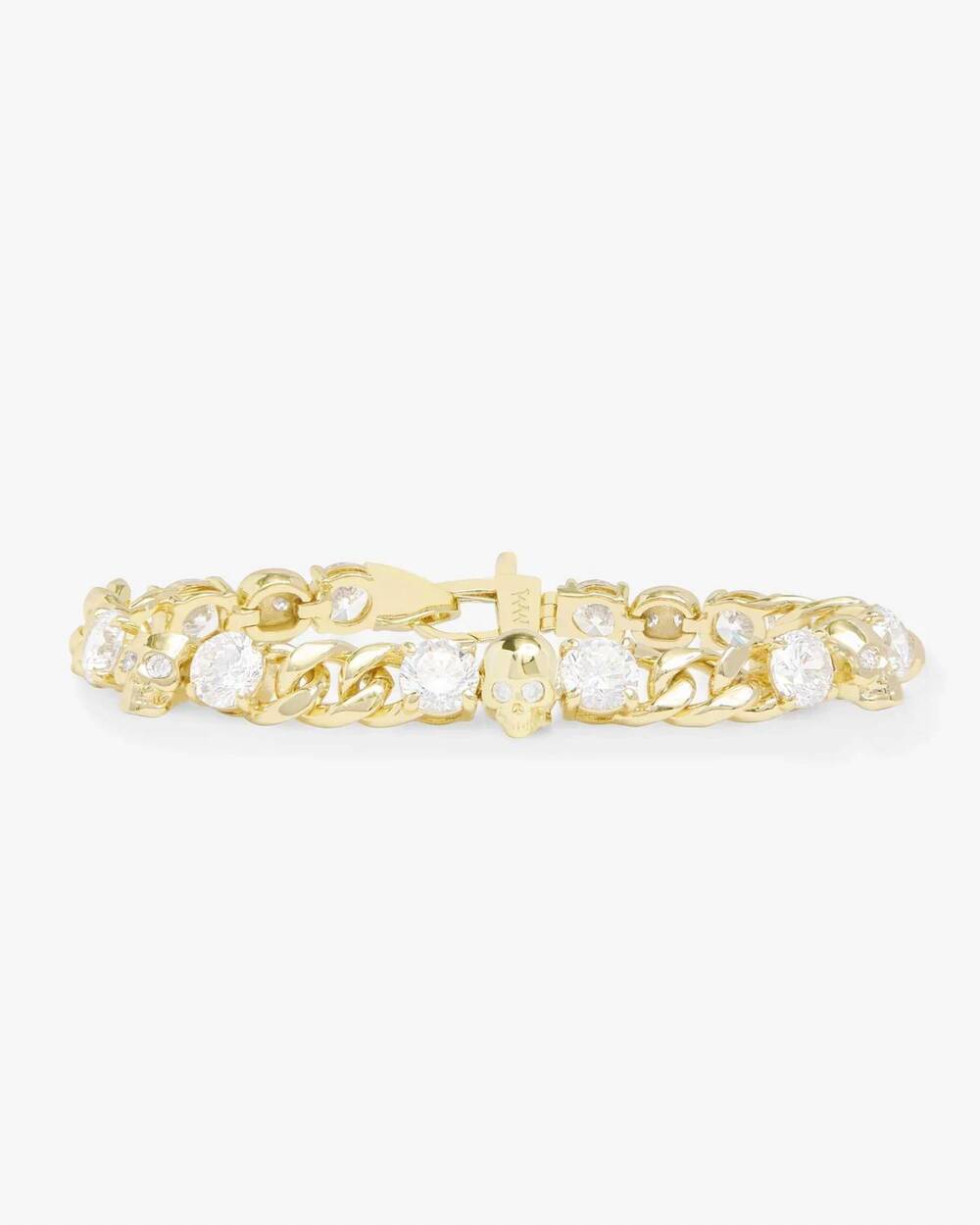 NEW MELINDA MARIA women's ride or die cuban chain bracelet - 6.8mm in gold